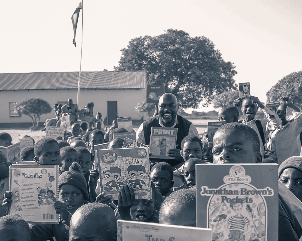 Charitable work with Aussie Books for Zim
